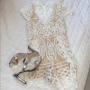 White Lace Romper